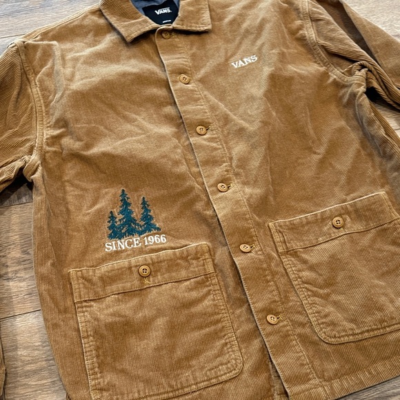 Vans Men's Brown Corduroy Shirt Jacket - Picture 4 of 6